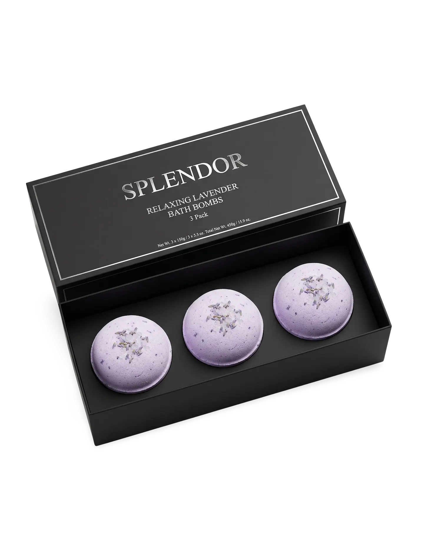 Relaxing Lavender Bath Bombs - 3 Pack